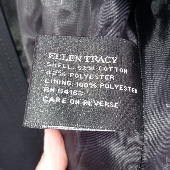 Ellen Tracy Trench Coat PS - Picture 13 of 14